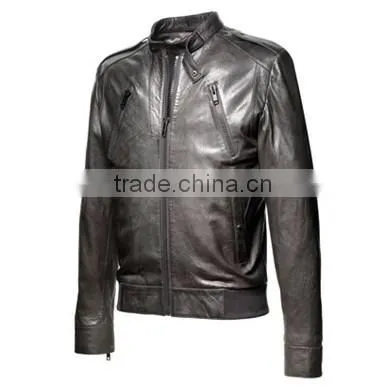 Lerather Jacket for Mens,mens Black Leather Jacket,cheap Mens Leather Jackets photo-3