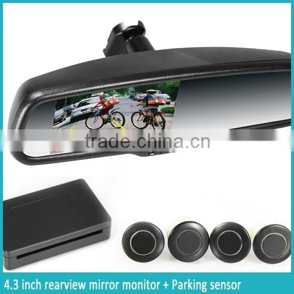 AK2043LAP4 BiBi Sound Radar Detector Auto Dimming and Display Reverse Germid Rearview Mirror photo-6