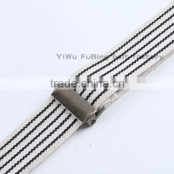 Boy and Girl Elastic Fabric Suspenders Belt With pu Buckle photo-4