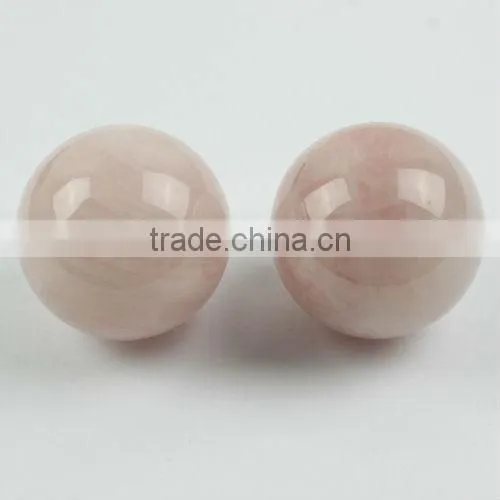 SL72512 Natural Rose Quartz Gemstone Sphere Ball