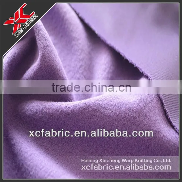 100% Polypropylene Fabric Golden Velvet Clothing Fabric for School Uniform