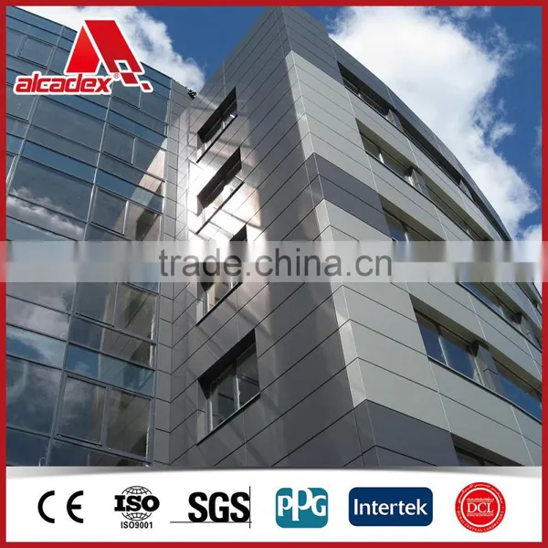 A2 grade flameproof materials pvdf coated acp panel