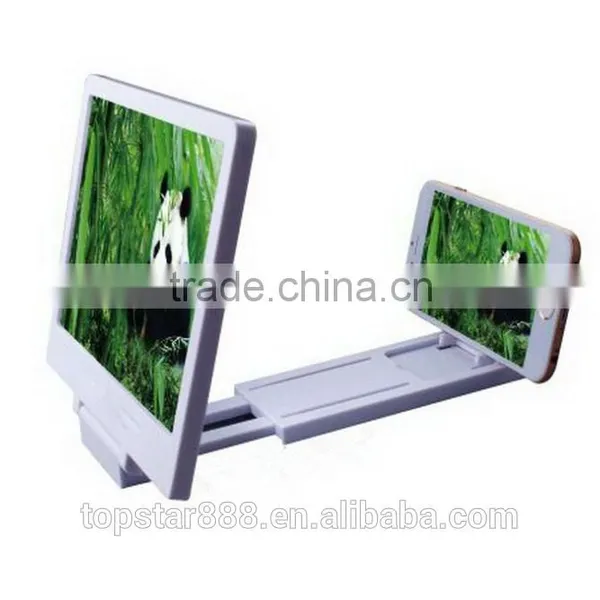2015 New Arrived Universal Foldable 3D Mobile Phone Screen Magnifier, Mobile Phone Magnifier with Stand