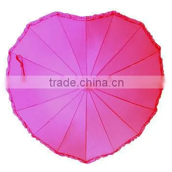 Frilled Heart Shaped Umbrella photo-2