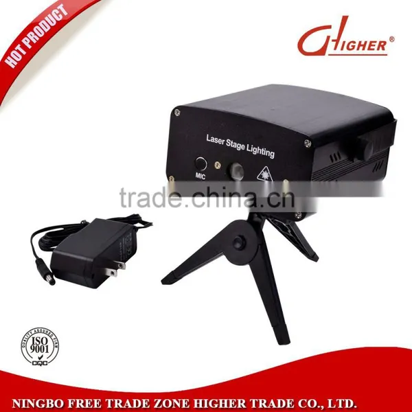 Latest Design Multi Pattern Mini Laser Stage Lighting Projector With Music Controller photo-2