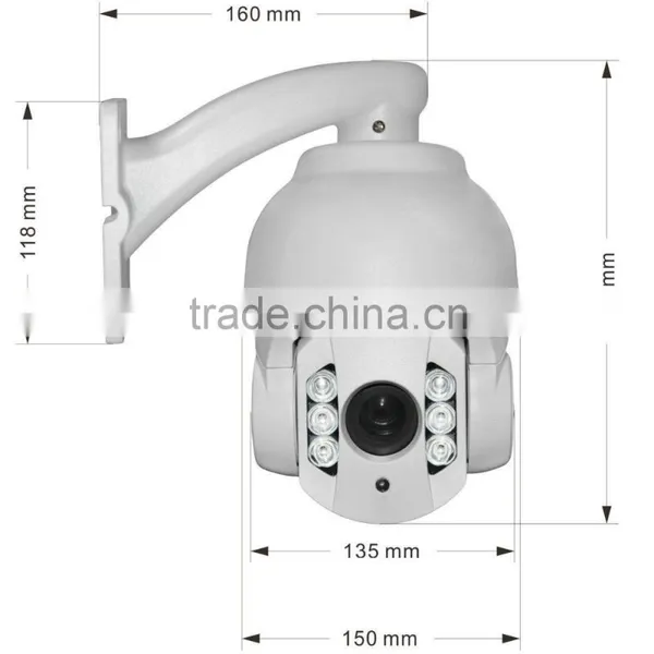 IR Distance 10x Optical Zoom HD IP Security Outdoor Ptz Auto Tracking Function Ptz Auto Tracking Camera photo-5
