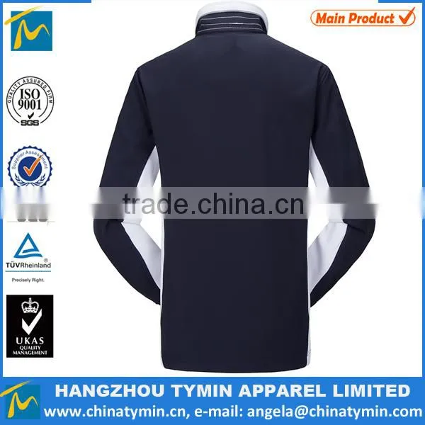 Men Two Color Combs Waterproof Softshell Jacket photo-4