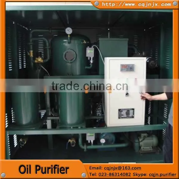 Double Stage High Efficiency Vacuum Tansformer Oil Purifier photo-2