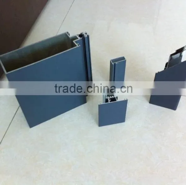 Powder Coating Aluminum Extrusion Frame Profile for Door Window Curtain Wall photo-3