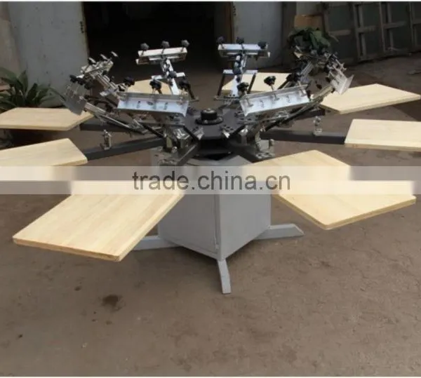 8 Color T-shirt Silk Screen Printing Machine photo-2