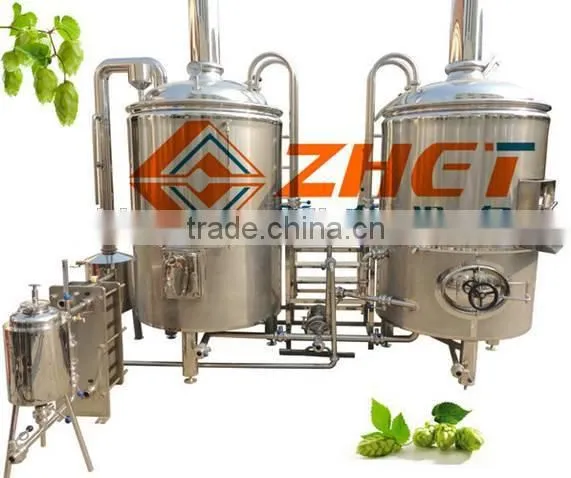 500l Stainless Steel Beer Equipment With CE ISO9001 Craft Beer Micro Brewery photo-2