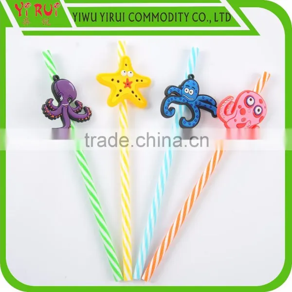 Funny Halobios Pattern pp Drinking Straws Spiral Drinking Straws photo-2