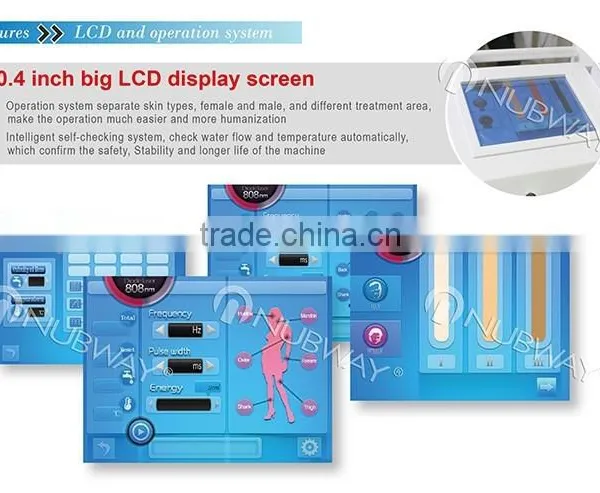 2014 Newest Multi Cooling 600W German Laser Bars High Power Medical 808nm Diode Laser Hair Removal Machine photo-6