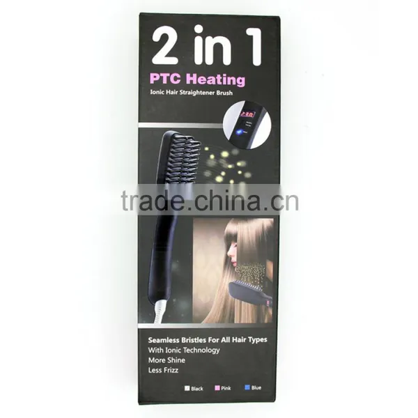 2016 New Hair Striaghtener Comb Hair Straightener Brush photo-4