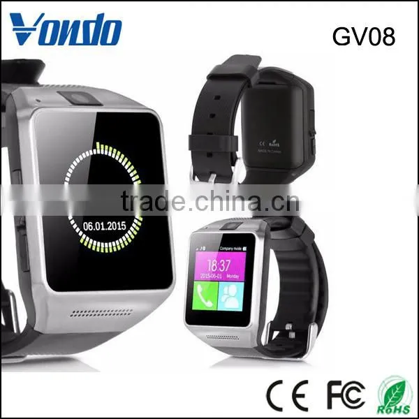 Bluetooth 4.0 Watch Phone Smart Watch Wrist With Camera Touch Screen Smart Watch For HTC Samsung Galaxy S4/S5/S6 photo-4