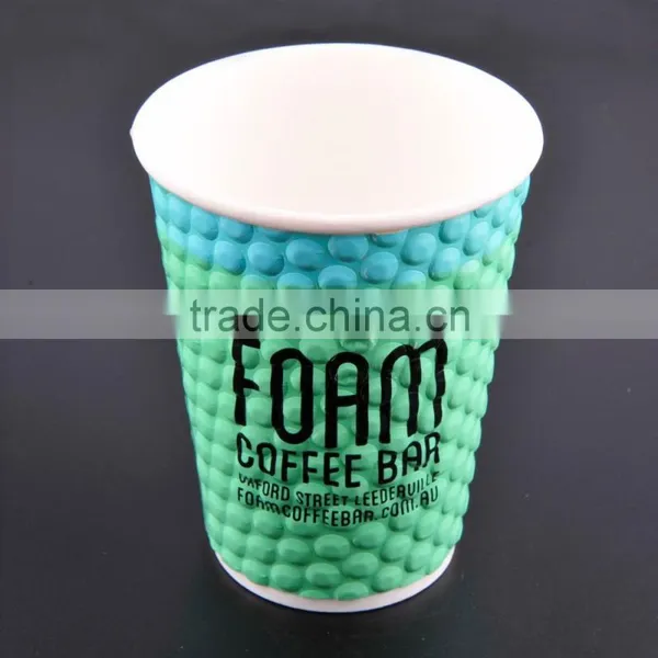 Low Price Disposable Fancy Embossed Cup for Hot Drinking photo-3