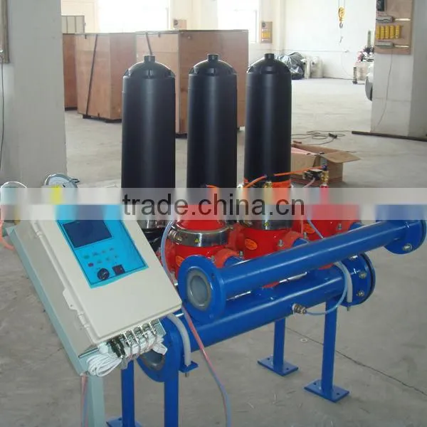 3" Automatic Backwash Filtration System / 3-Unit Disc Filter Machine photo-2