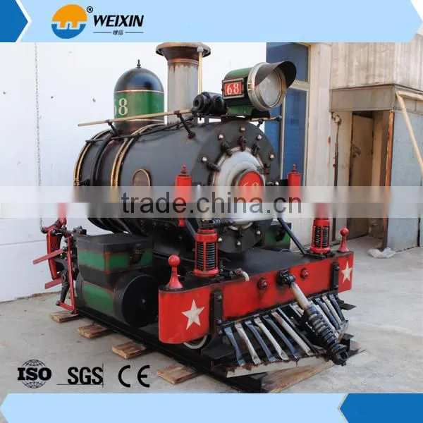 Large Mechanical Festival Decoration With Locomotive photo-4