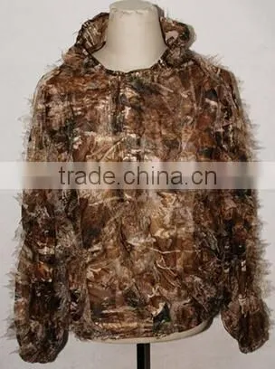 Camo Quiet Realtree Desert Leaf 3D Fast Dry Ghillie Suit Jacket&Trousers photo-2