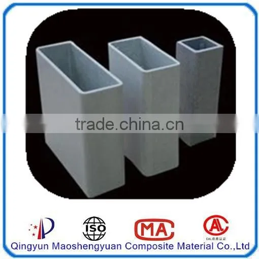 UV Resistant High Strength FRP Rectangular Tube