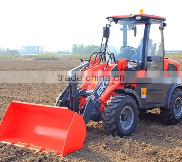 ER10 Everun Mini Farm Front Loader With Wooden Forks/ Drum Folder/ Cutter Head photo-6