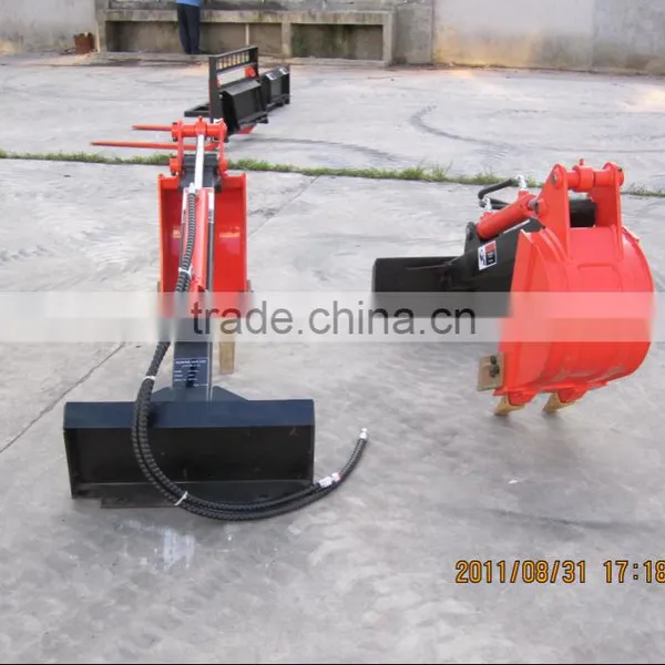 Mini Skid Steer Loader Mounted China Mini Digger Attachment for Sale photo-6