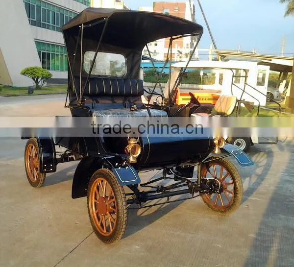 Antique Royal Electric Sightseeing Car Vintage Car Classic Club Car 48V photo-3