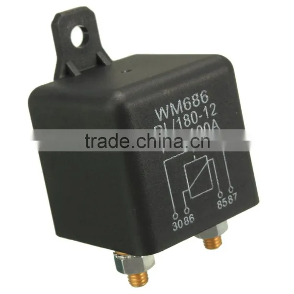 Switch Split Charge 12V 100Amp 4 Pin Heavy Duty ON OFF Relay for Car Van Boat