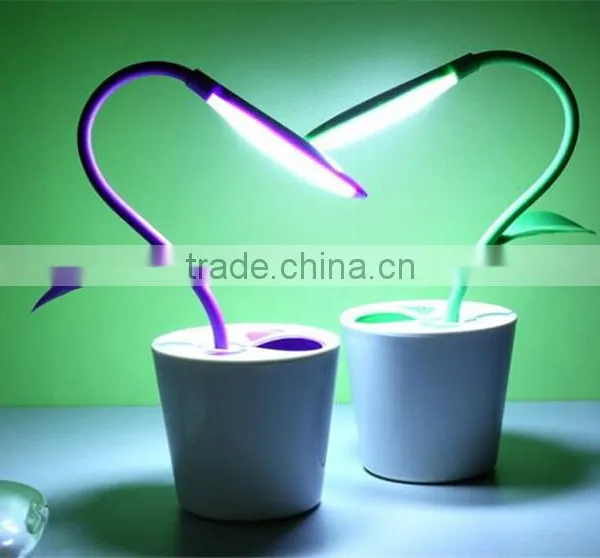 Creative Eye Touch Nightlight Charging Type Adjustable Switch No Radiation Doudou Seedlings of LED Lamp photo-4