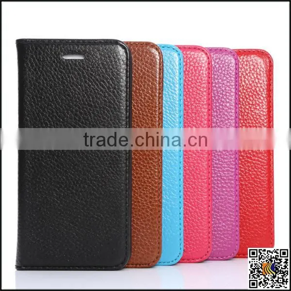 Leather Flip Case for Iphone6 Plus, Pure Colour pu Leather Flip Case for Iphone6 Plus, China Supplier Leather Wallet Case photo-6