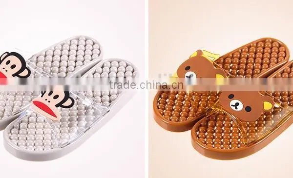 Hot Sale High Quality Plastic Massager Slippers Anti-slip Bath Slipper photo-3