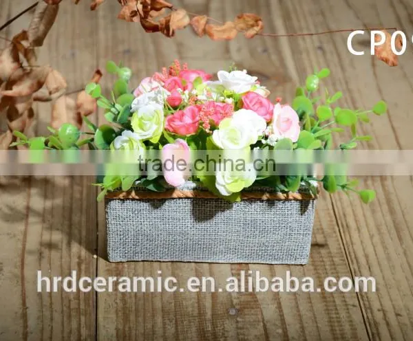 Factory Wholesale Cement Decorative Garden Plant Pots Indoor photo-6