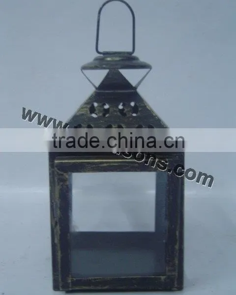 Vintage Outdoor Garden Metal Candle Lantern photo-2