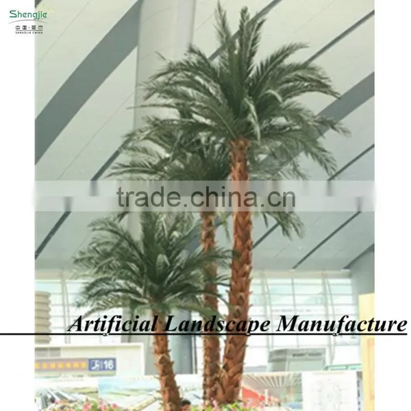Indoor Palm Tree Hotsale Size Customized Fiberglass Date Palm Tree photo-3
