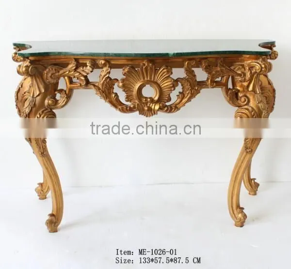 China Munafacturer Wholesales Hot Selling Console Table With Framed Mirror photo-4