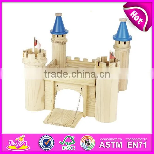 2016 New Fashion Children Wooden Dollhouse Kits for Sale W06A082 photo-3