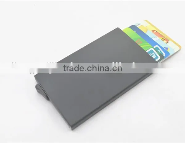 Credit Card Holder Rfid Blocking Aluminum Business Card Holder Automatic Pop-Up photo-4
