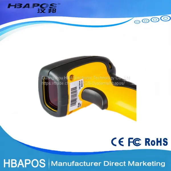 Portable USB 1d Ccd Handheld Supermarket Barcode Scanner Price, Waterproof Cordless Bar Code Scanner photo-2
