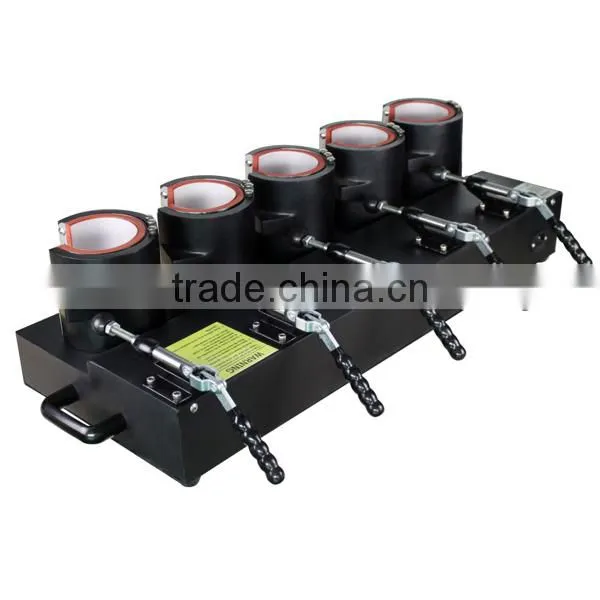 5 in 1 Mugs Heat Press Machine With 5 Mugs Heating Mat photo-3
