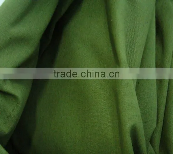 Pure Cotton Fabric Army Green Peached Finish Fabric photo-3