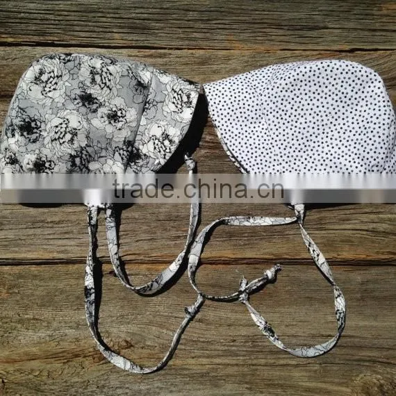 Baby Hat Floral Bonnet Ruffle Cotton Cap Baby Clothing Accessories Wholesale Cheap Price photo-5
