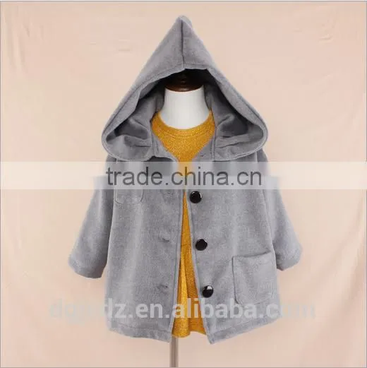 Korean Children's Clothing for Girls Velvet Added Jacket Vintage Art Coat 88018 photo-2