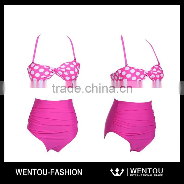 Hot Selling Vintage High Waist Bikini photo-2