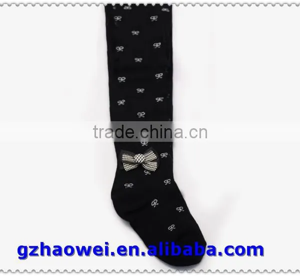 Bowknot Printed School Girls Pantyhose photo-2