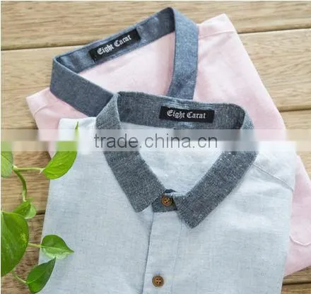 Pointed Collar Spandex Fabric Mens Shirt Dress Shirt photo-3