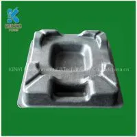 Grey Color Electronic Packaging Box, Paper Pulp Molded, Environmental