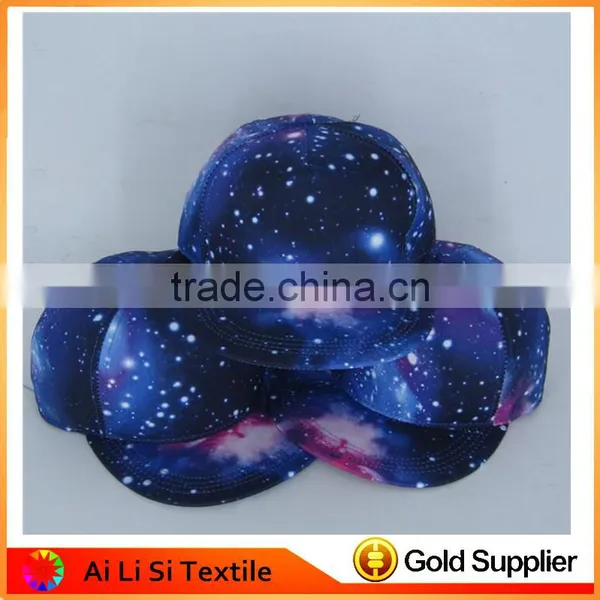 High Quality 3D Printed Galaxy Snapback Caps Galaxy Floral Printing Snapback Hats photo-2