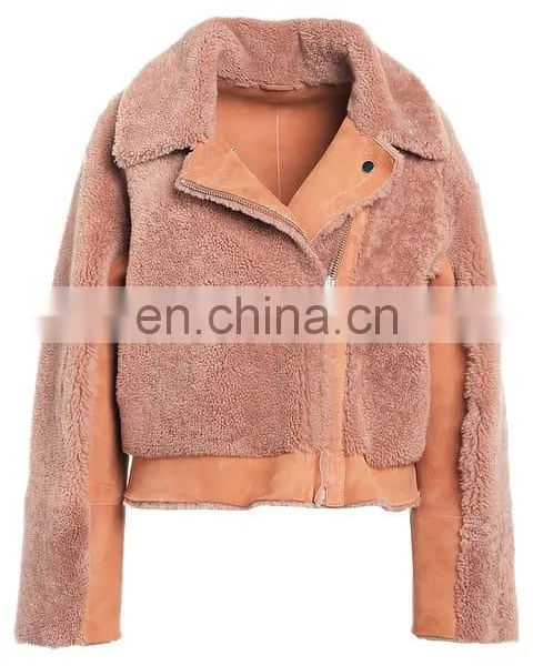 Reversible Woman Genuine Real Leather Jacket photo-6