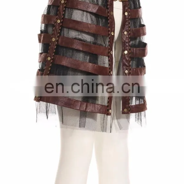 Steampunk Grid Top Skirt photo-3