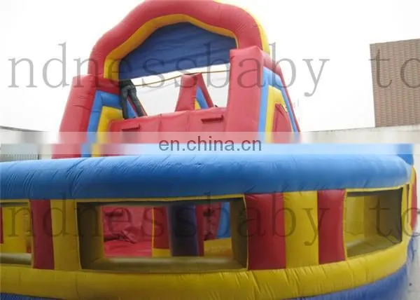 Attractive Inflatable Playground,large Inflatable Fun City,inflatable Slide Obstacle Combo photo-5